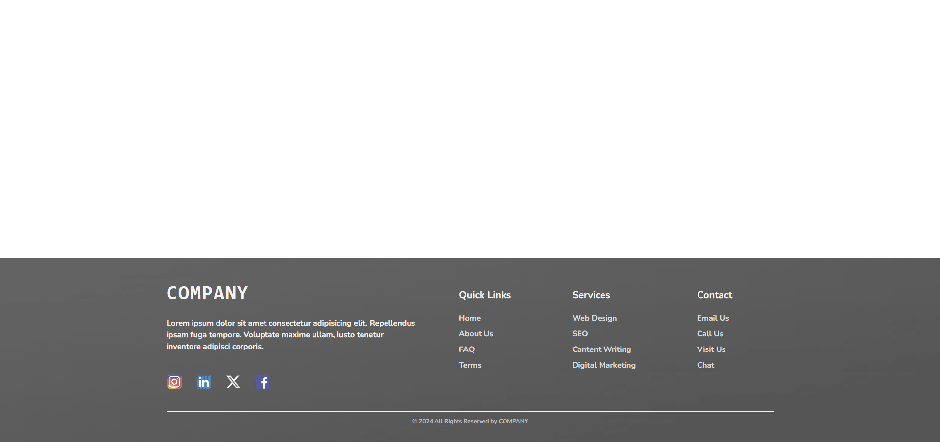 Preview Footer