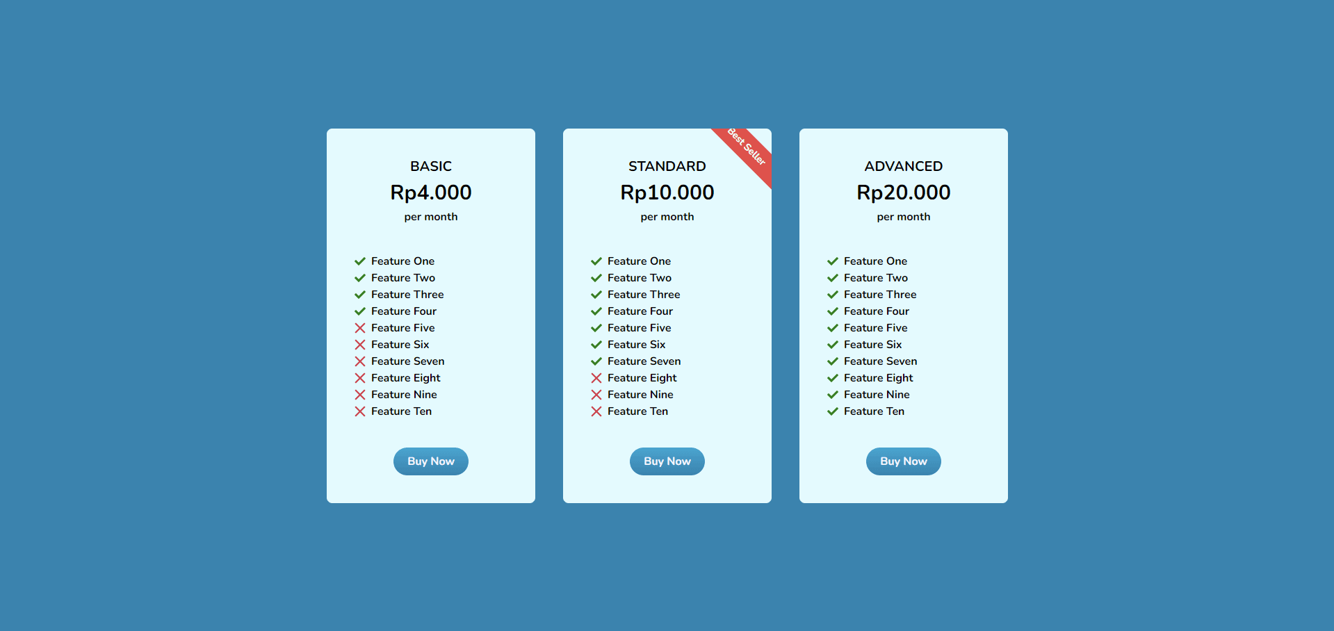 Preview Price List